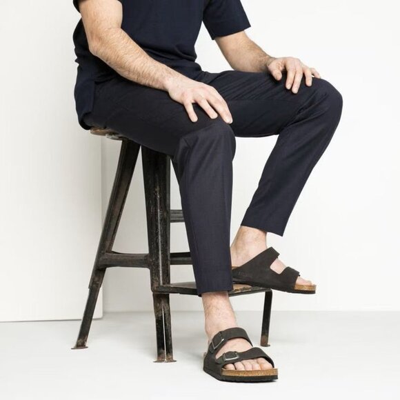 Birkenstock Arizona Soft Footbed Suede Leather Sandals – Velvet Gray Unisex Two- - Picture 8 of 8